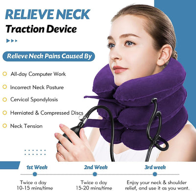Inflatable Neck Traction Belt