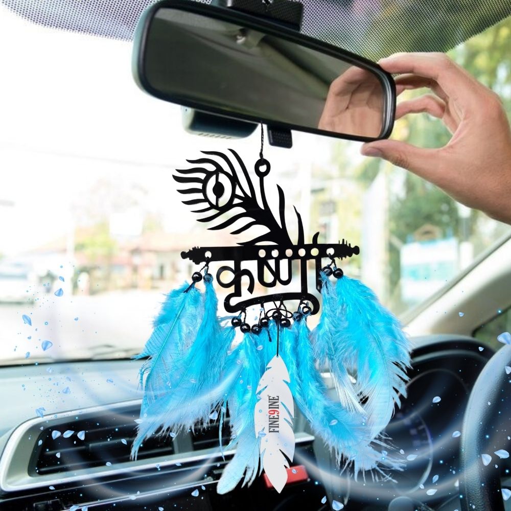 Car Dream Catcher with Paper Perfume | Rearview Mirror Décor with Long-Lasting Fragrance | Ideal for Car, Home, Office & Gifting